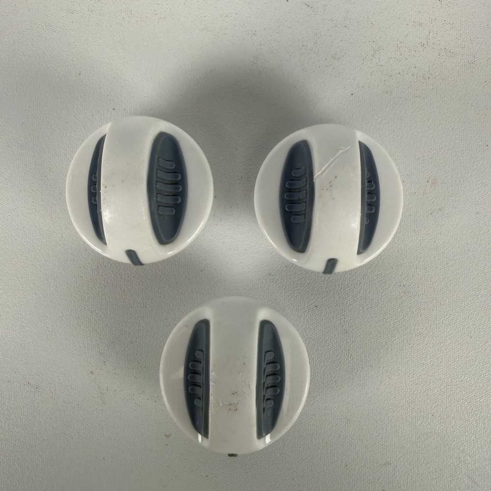 Maytag Washer Selector Knob, White & Blue‎  21001954  35-5796  KIP5A63  LOT OF 3